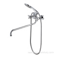 Anti-Rush Double Handle Bath Shower Faucet